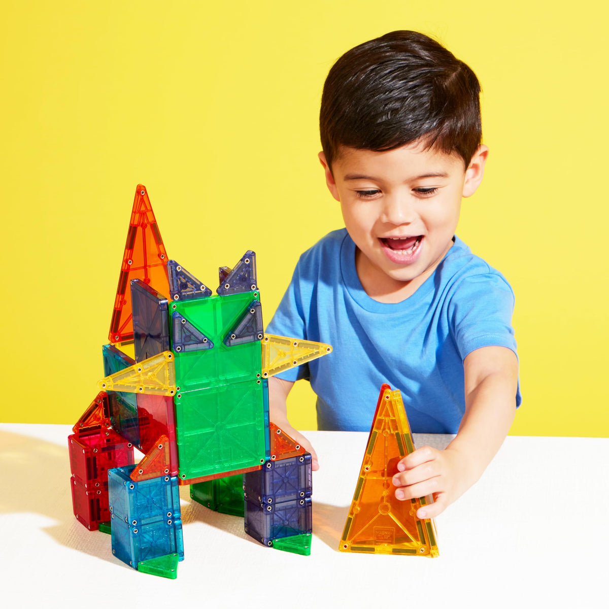 MAGNA-TILES classic tiles for durable, seamless construction