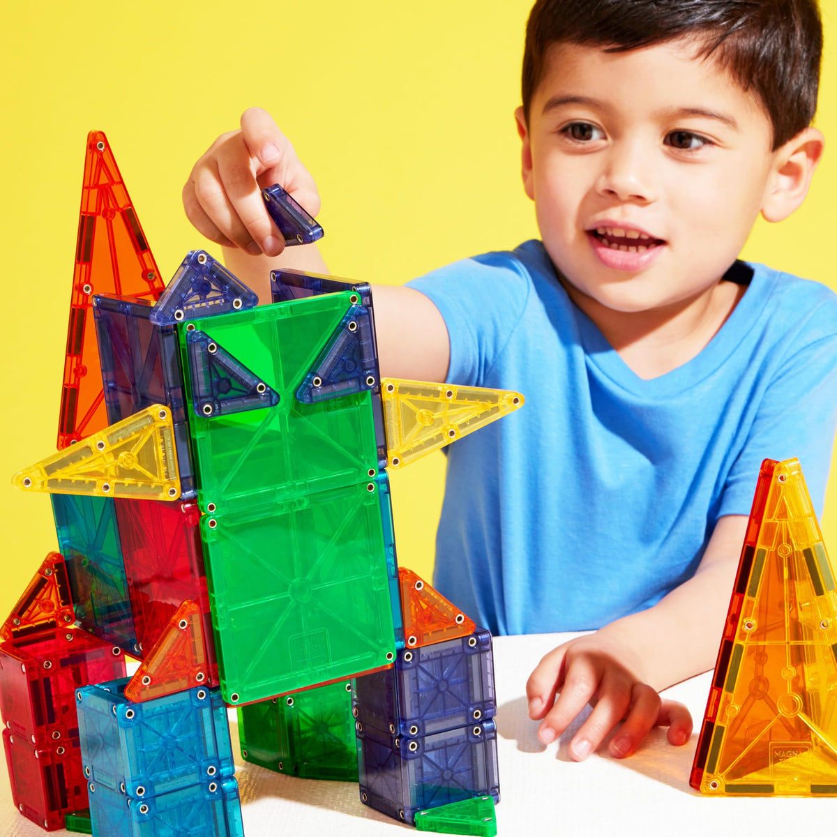 MAGNA-TILES microMAGS tiles for compact builds and portable play
