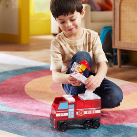 MAGNA-TILES Light & Sound Tile adds authentic lights and siren.