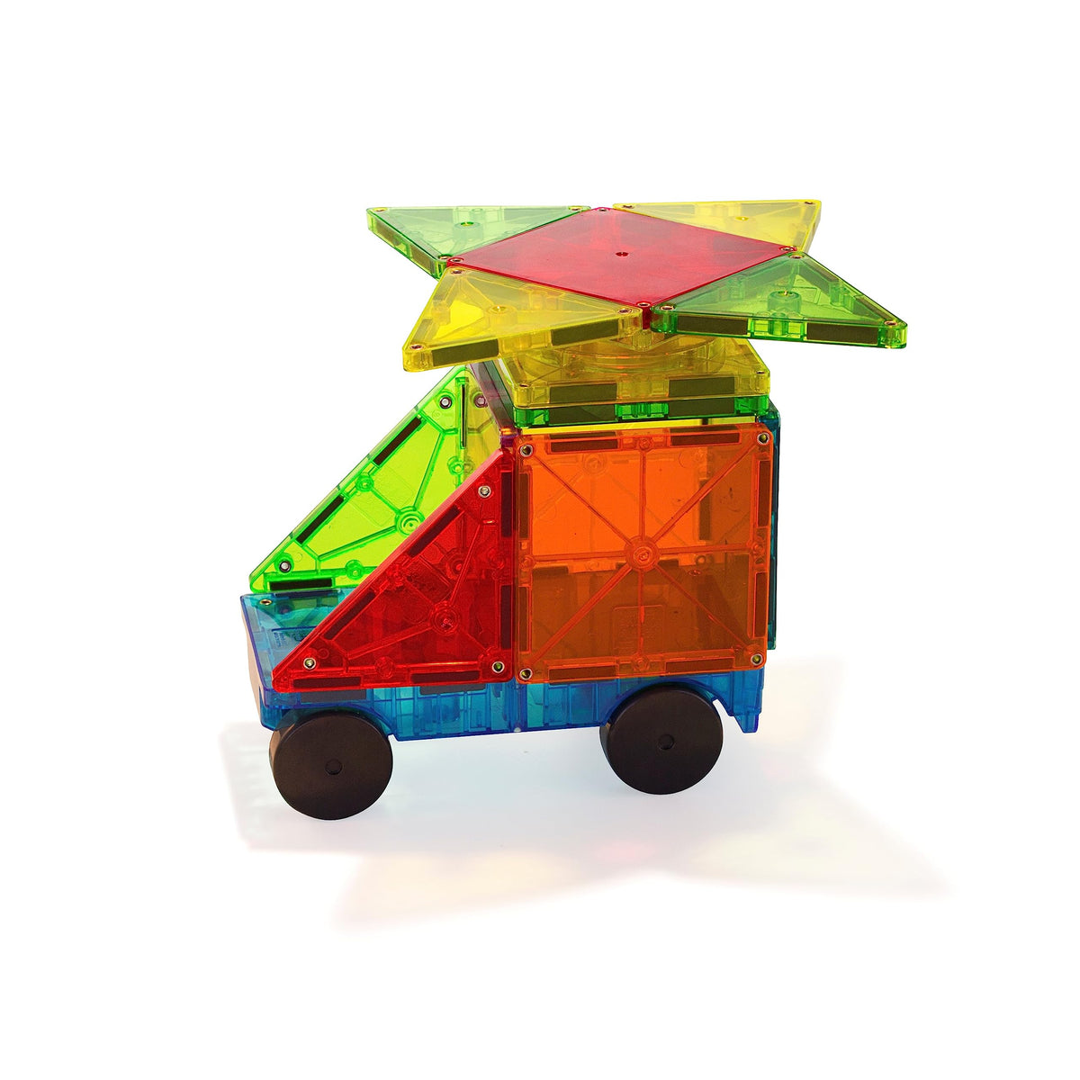 MAGNA-TILES Metropolis spinner and doors foster interactive, child-led building sessions
