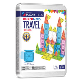 MAGNA-TILES microMAGS Travel Set Deluxe tiles close-up for on-the-go creativity