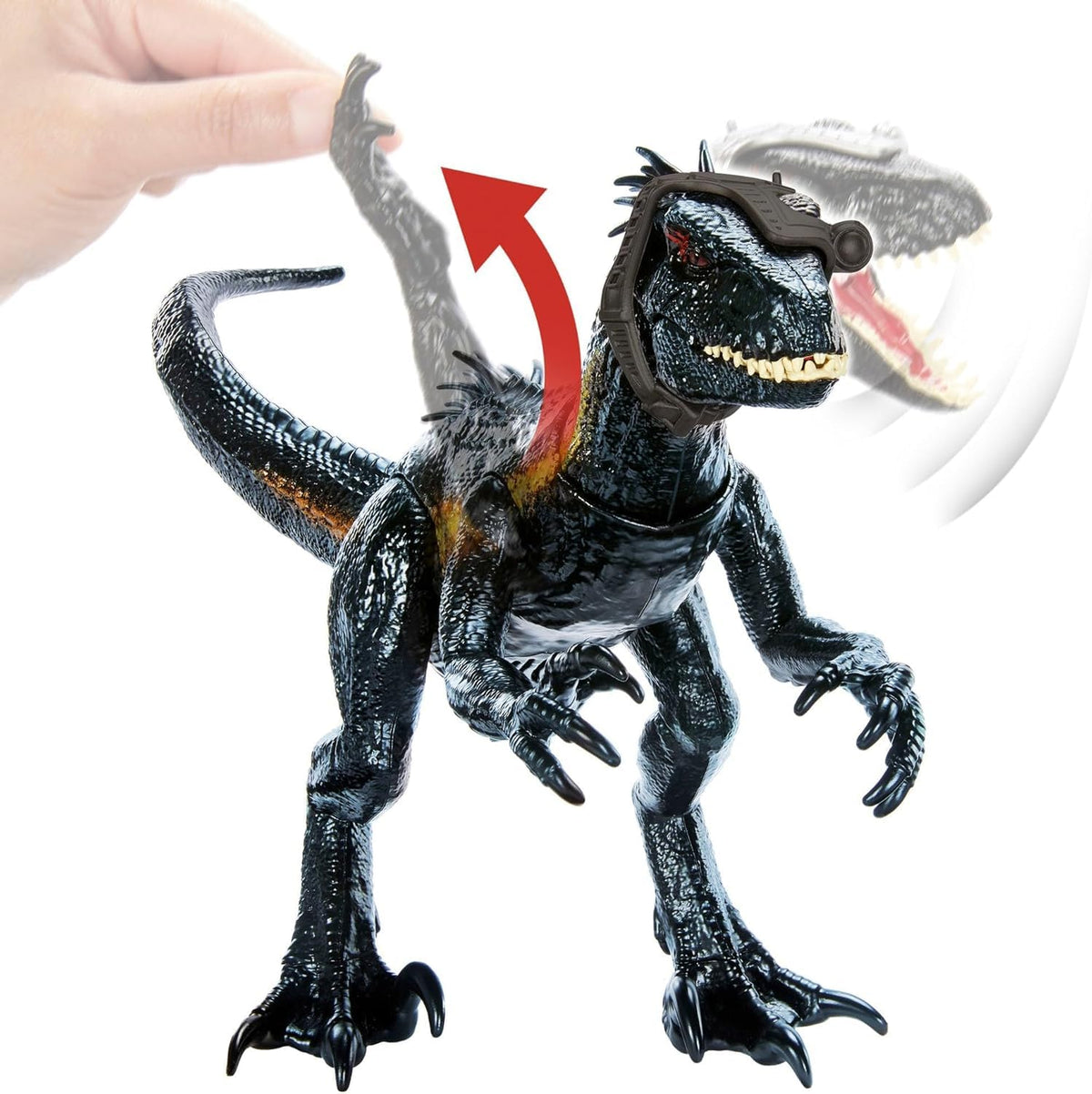 MAGNETOE Chomp button activates bite sound for interactive play