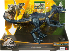 MAGNETOE Track N Attack Indoraptor with jungle deco for dramatic display