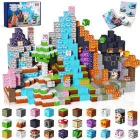 Magnetopia 150-piece magnetic blocks kit for creative play and early STEM skills.