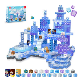 Magnetopia blue castle blocks spark imaginative play and confident building.