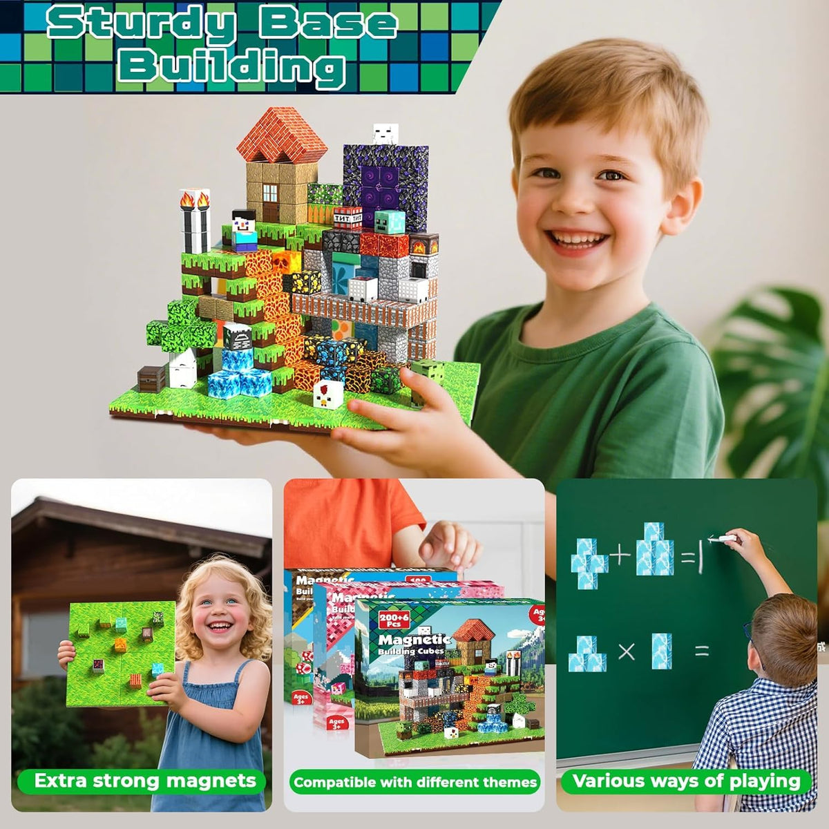 Magnetopia magnetic blocks promote creative play and STEM exploration at home
