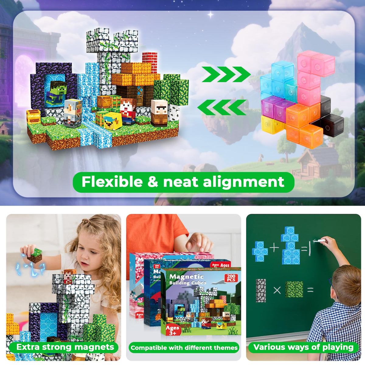 Magnetopia STEM-inspired blocks boost spatial thinking and problem solving.