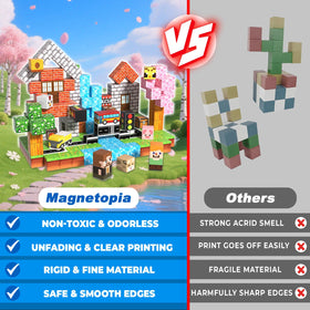 Magnetopia creative-play-education fosters spatial awareness and fine motor skills