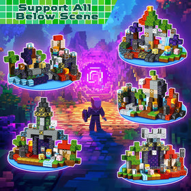 Magnetopia themed blocks featuring mystical portal for imaginative builds
