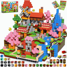 Magneverse 300-piece blocks close-up highlights strong magnets for stable structures.