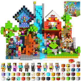 Magneverse 464 pcs magnetic blocks stored neatly in a colorful box for mess-free play.