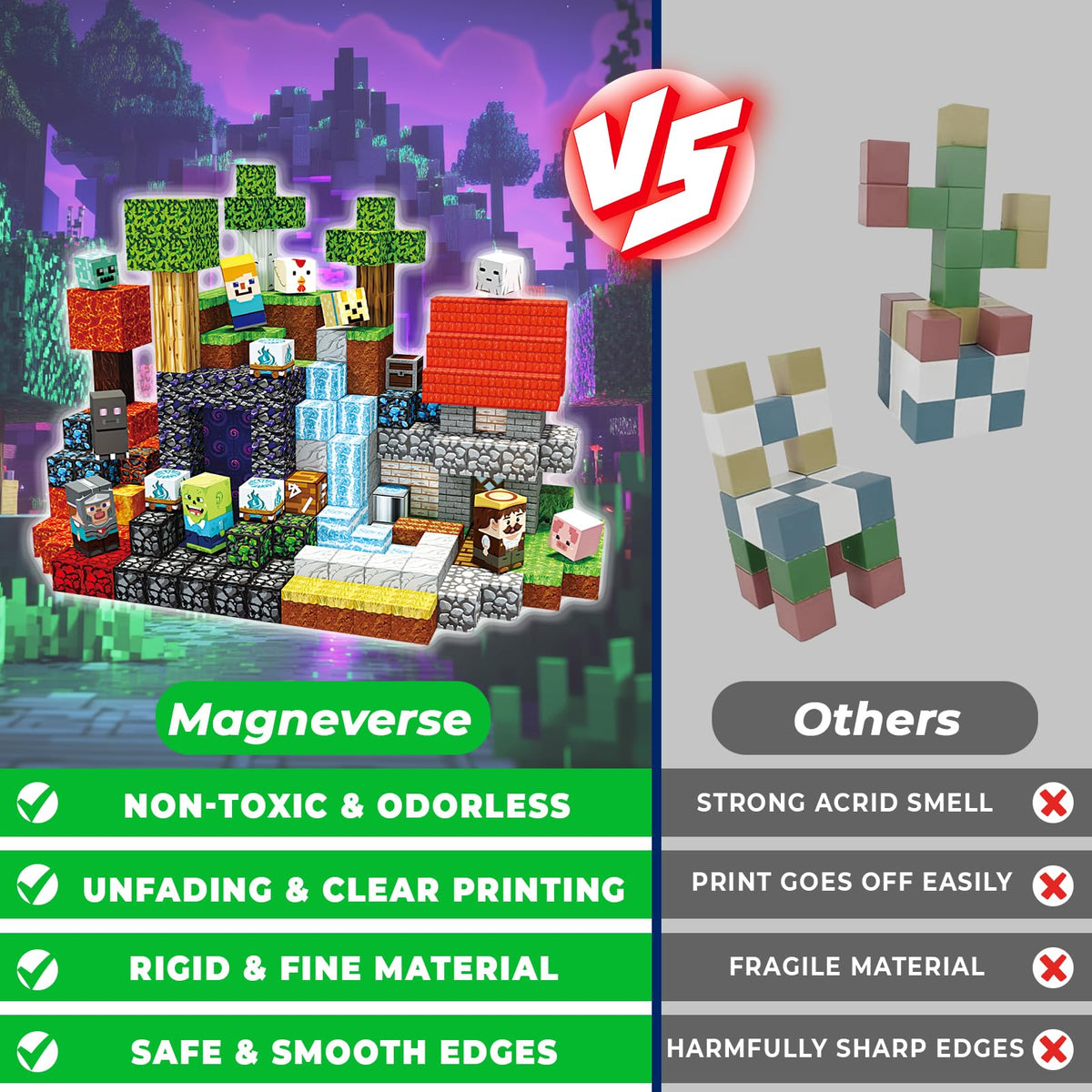 Magneverse suitable for ages 3-12 inspires STEM curiosity through hands-on building.
