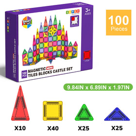 Magneverse mini tiles in small size fit tiny hands for on-the-go creativity