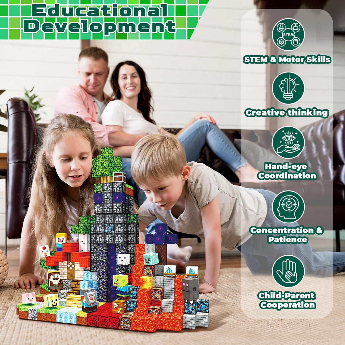 Magneverse magnetic blocks support sensory exploration and creative construction in classrooms.