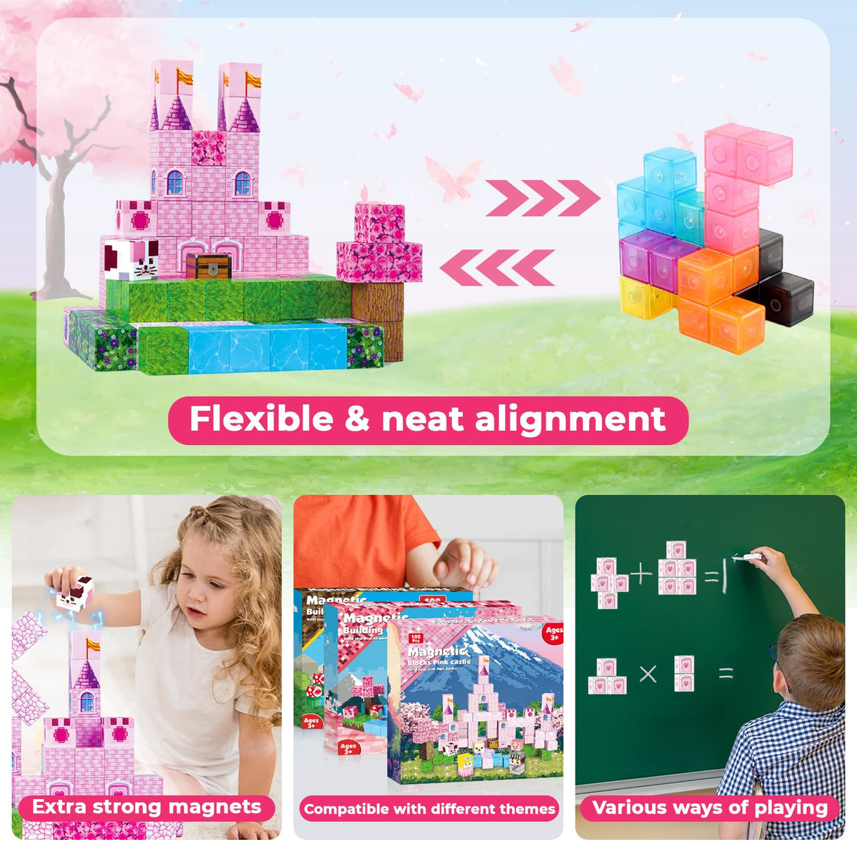 Magneverse building blocks boost spatial reasoning through hands-on construction.
