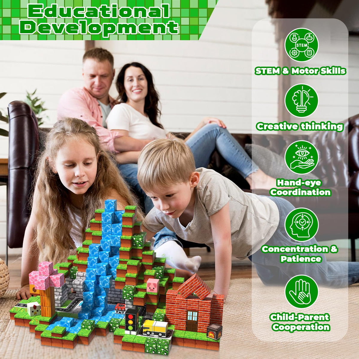Magneverse stem activity classroom: versatile magnets support collaboration and hands-on math concepts.