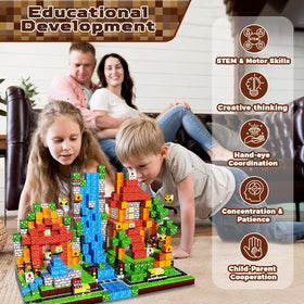 Magneverse STEM learning set promotes spatial skills through hands-on block building.