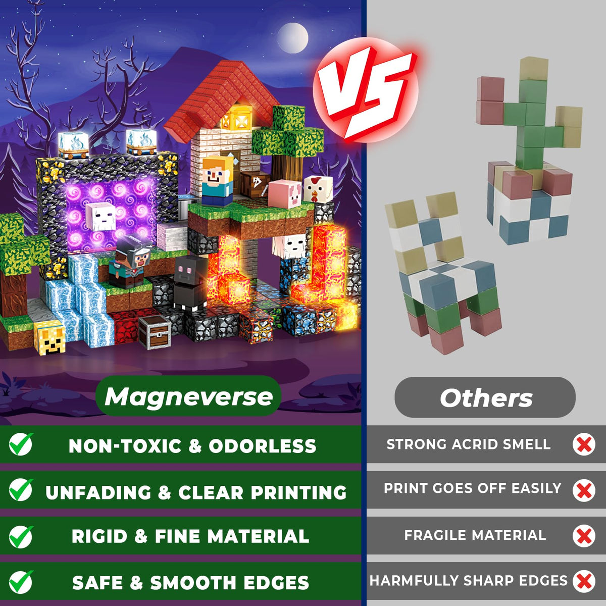 Magneverse idea booklet with patterns guides creative sessions