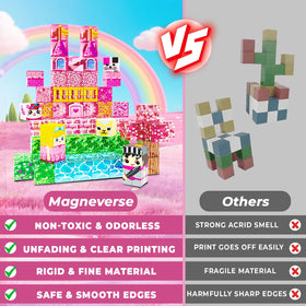 Magneverse strong magnets deliver secure connections for sturdy towers.