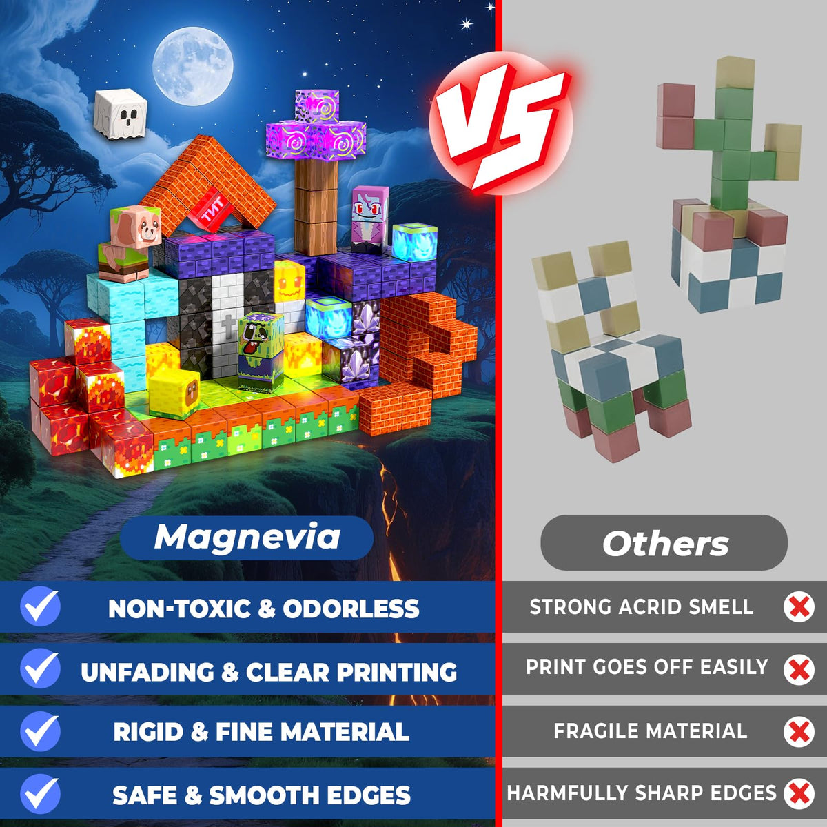 Magnevia gift-box blocks make a memorable present for birthdays and holidays