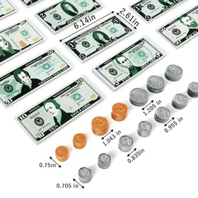 Magology bank cards and checks ready for role-play savings activities.