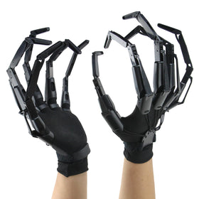 Magoog Halloween articulated fingers with gloves closeup for dramatic cosplay gestures.