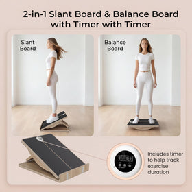 Magpie calf stretcher at 30 degrees for gentle calf and Achilles stretching.