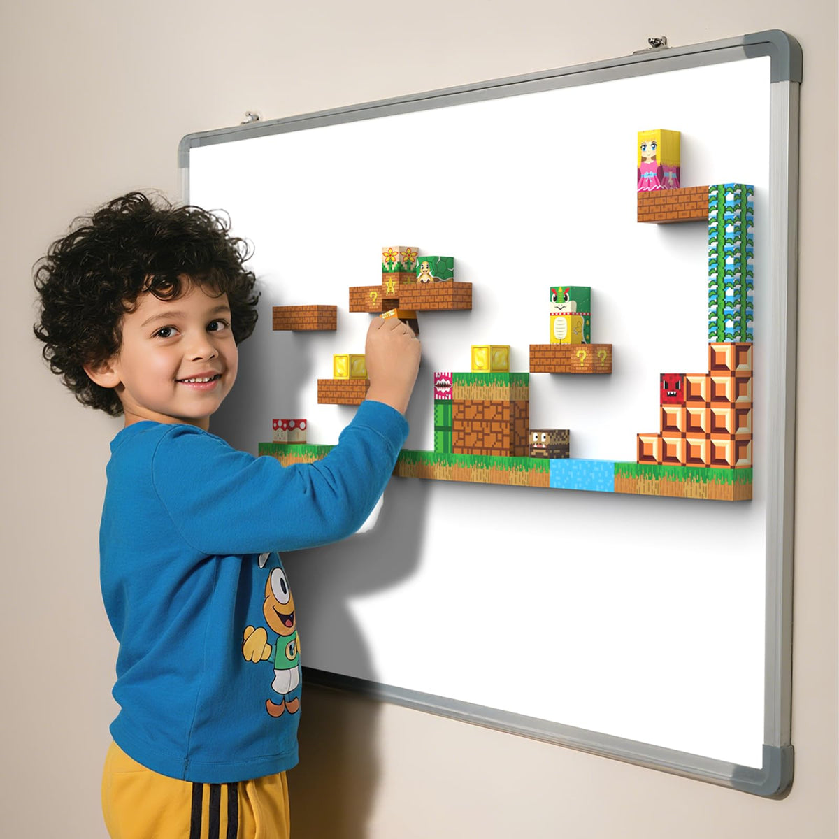 Durable Magpixel ABS blocks with smooth edges for safe play.