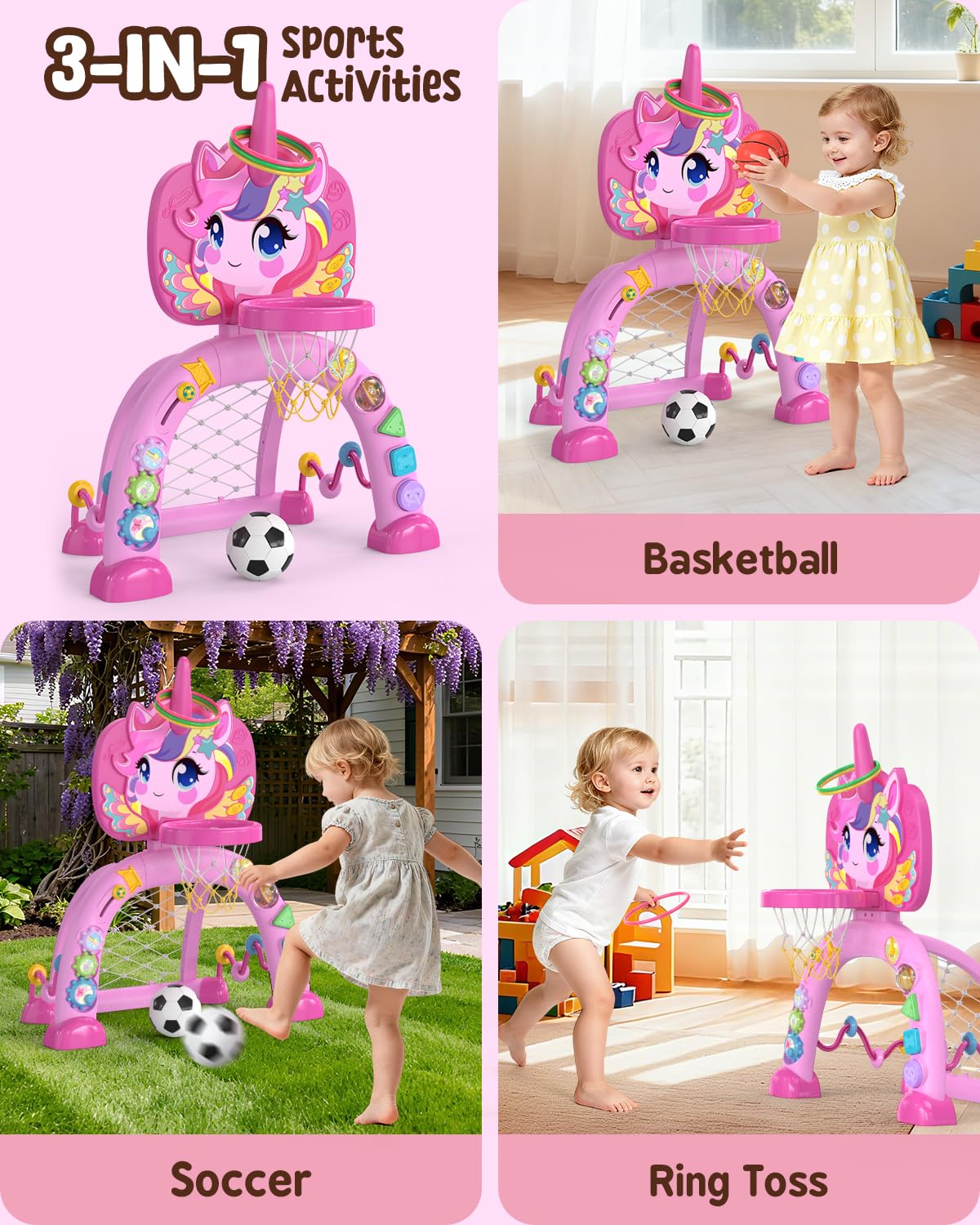 MAGTHIC unicorn toy with lights and sounds enhances engagement during playtime