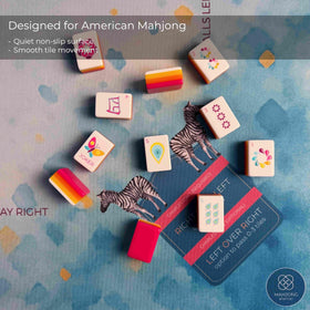 Mahjong Atelier 31.5 inch square play area offers comfortable space for racks and walls