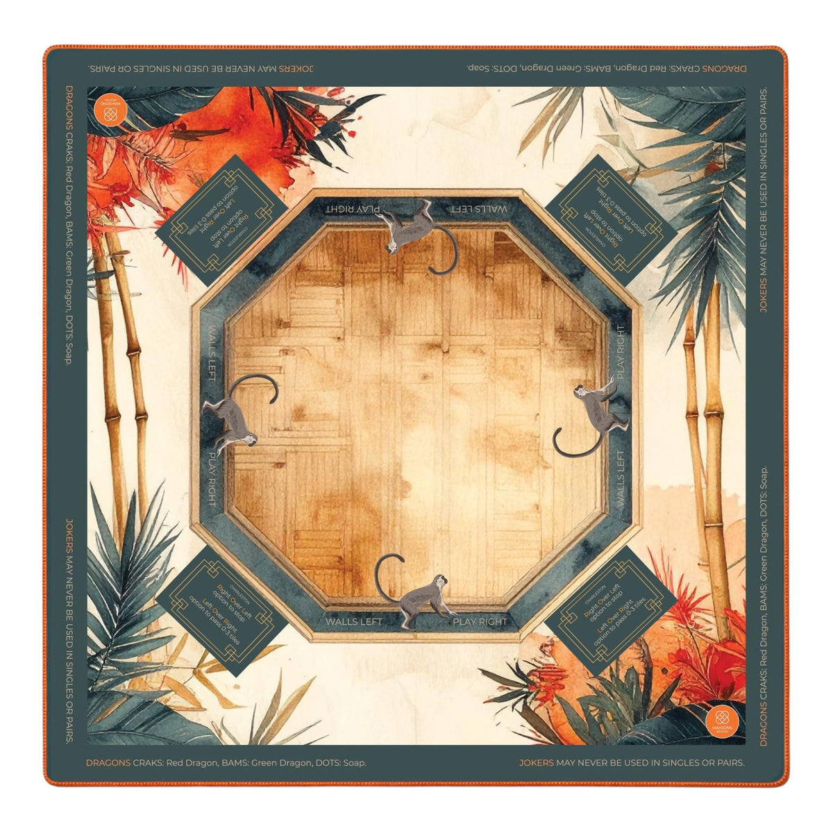 Mahjong Atelier Terra Edition ochre-tone image shows refined table coverage for focused play.