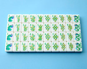 Compact Blossom tile bag for portable, stylish storage during travel and play