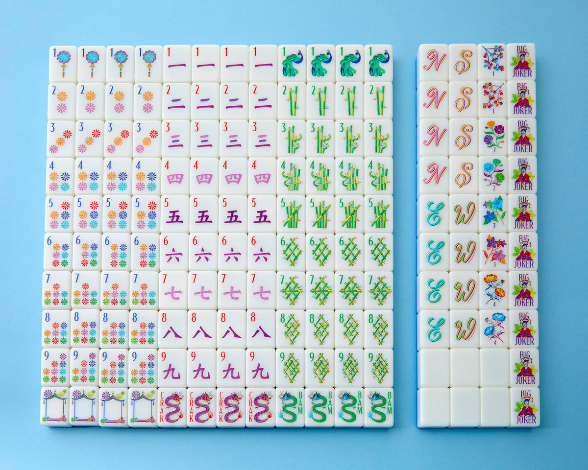 Close-up of Blossom tile designs showing vivid artwork and wear-resistant finish