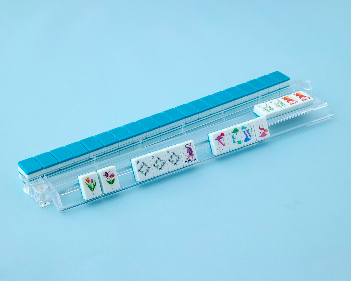 Travel-friendly Celestial tiles for on-the-go Mahjong sessions.