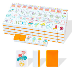 Mahjongolé American Mahjong tiles engraved for quick reading during games