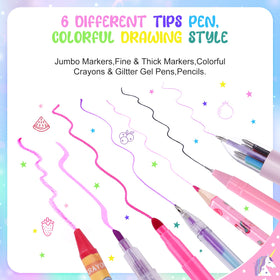 Eight crayons laid out for bold color blocks