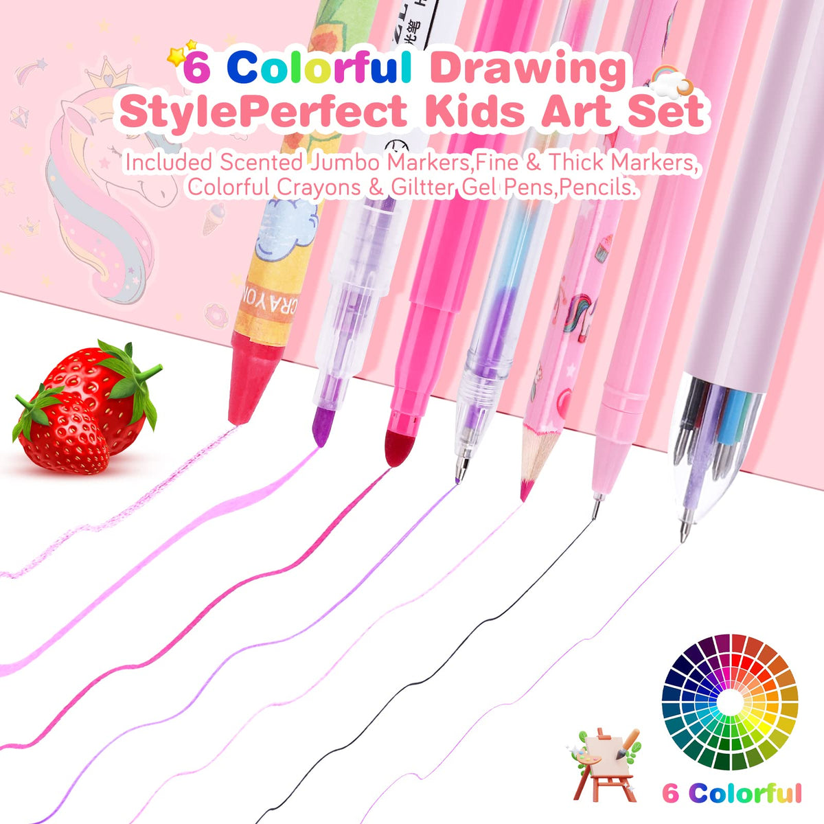 Maigozon non-toxic materials ensure safe, worry-free art time for kids.