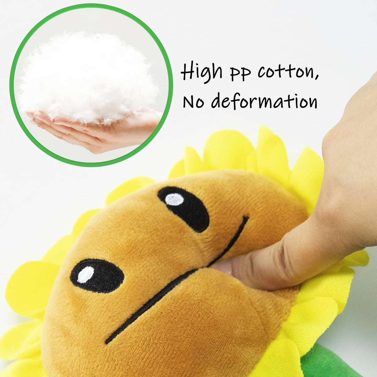 Maikerry PVZ 8-inch tall plush dolls, soft and kid-friendly.
