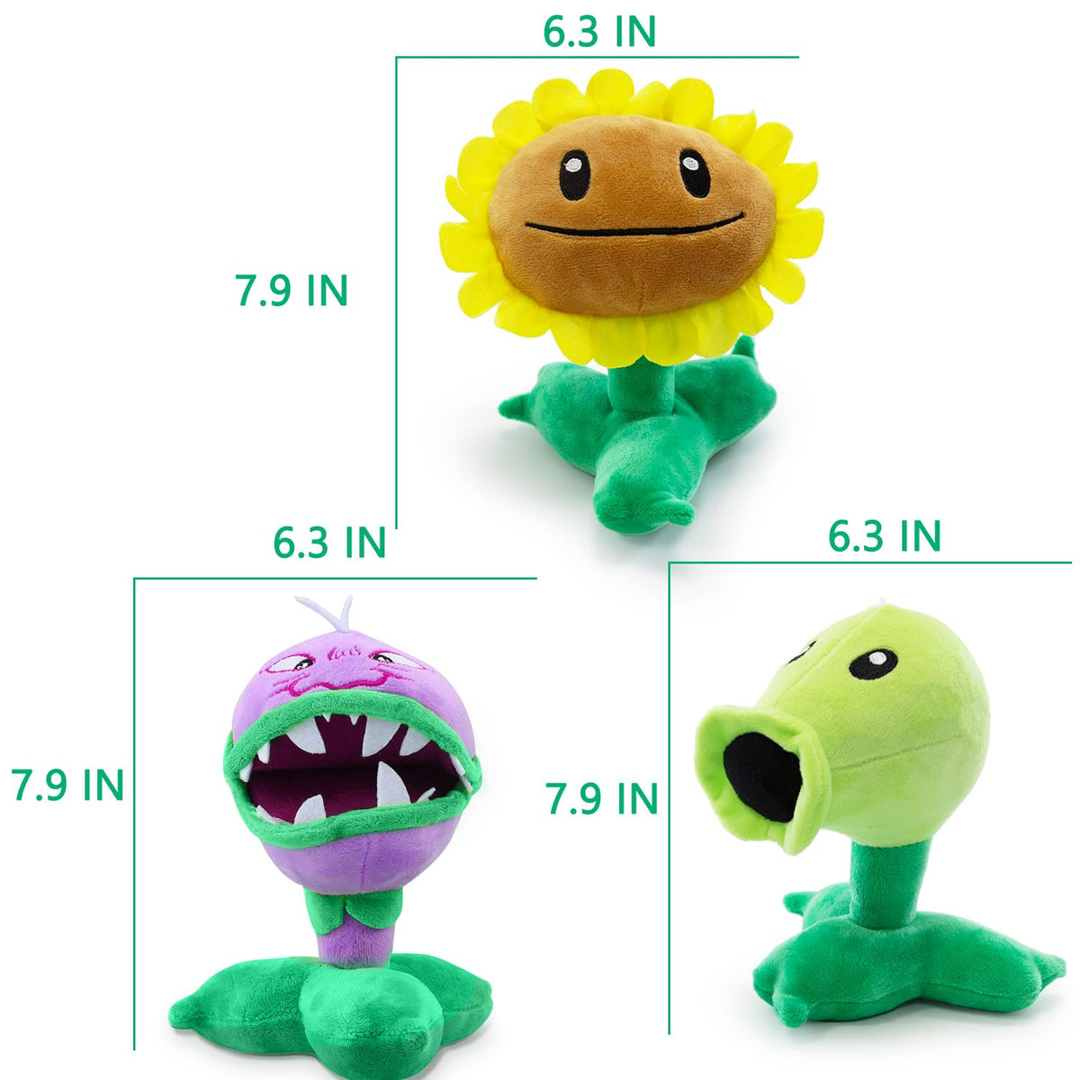 Maikerry PVZ plush with durable stitching for everyday play.