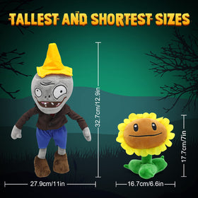 Maikerry PVZ plush figures in a scene for friends and family play