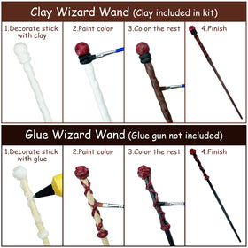 Maikoi Flat-tipped brushes ideal for detailed wand designs