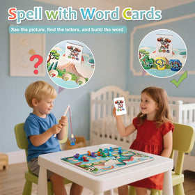 Mailuren ABC word-building cards help simple words form confidently.