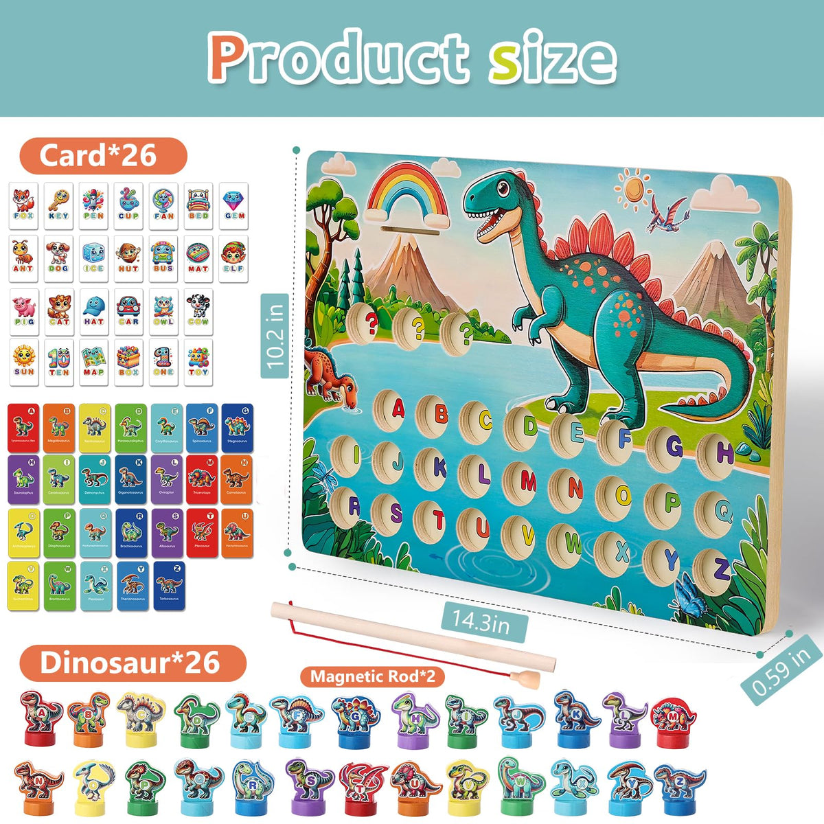 Mailuren fishing pole guides focused play on the board for steady coordination.