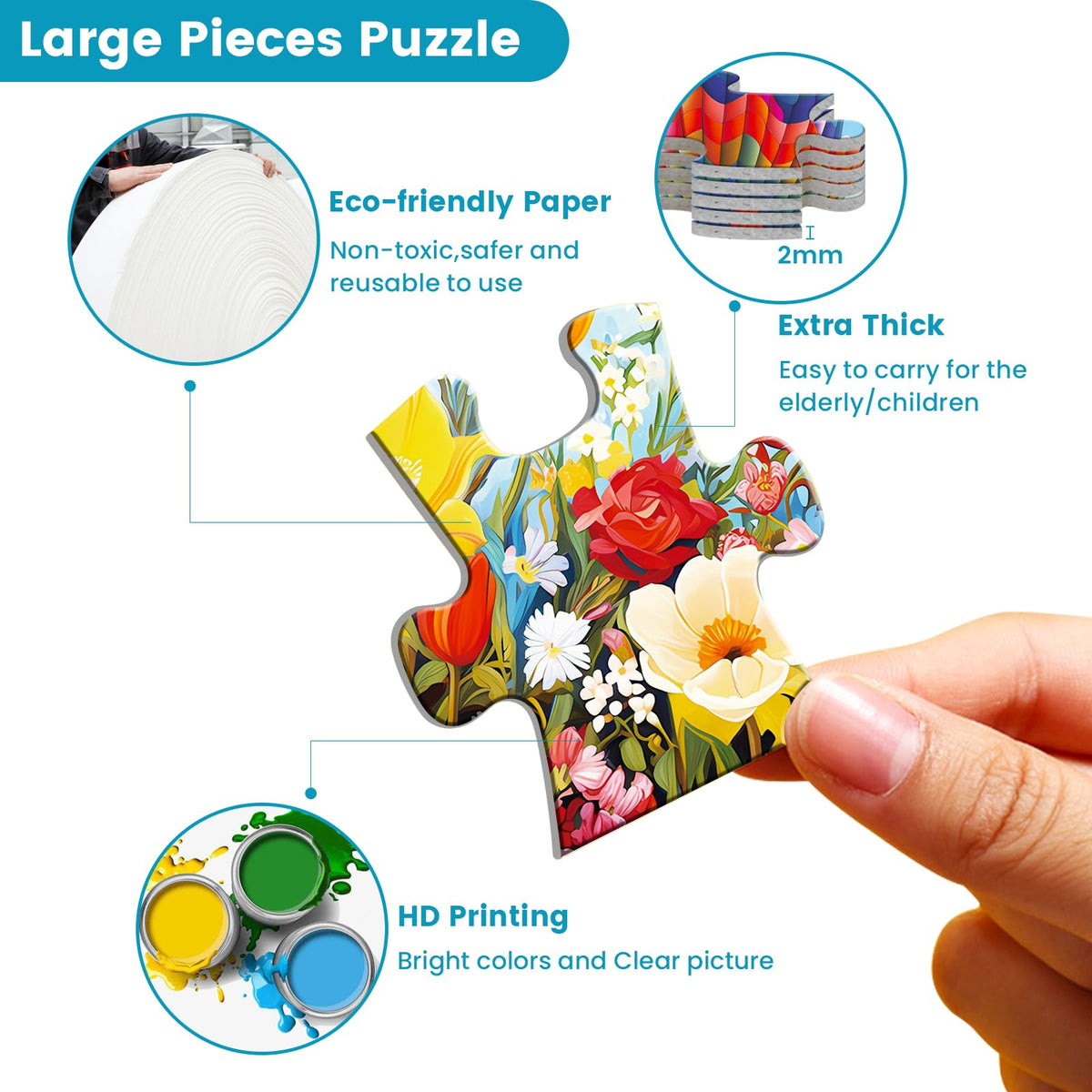 Maiqufa puzzle image with vibrant colors to boost visual engagement.