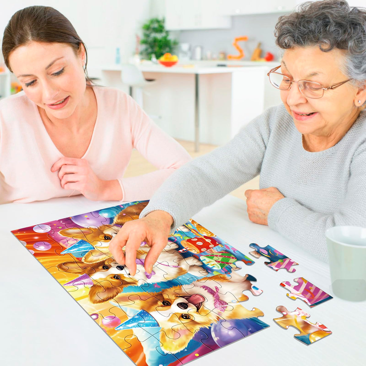 Maiqufa storage-bags included showcase organized puzzle storage.