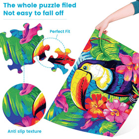 Maiqufa vibrant-clear imagery on puzzles with vivid colors.