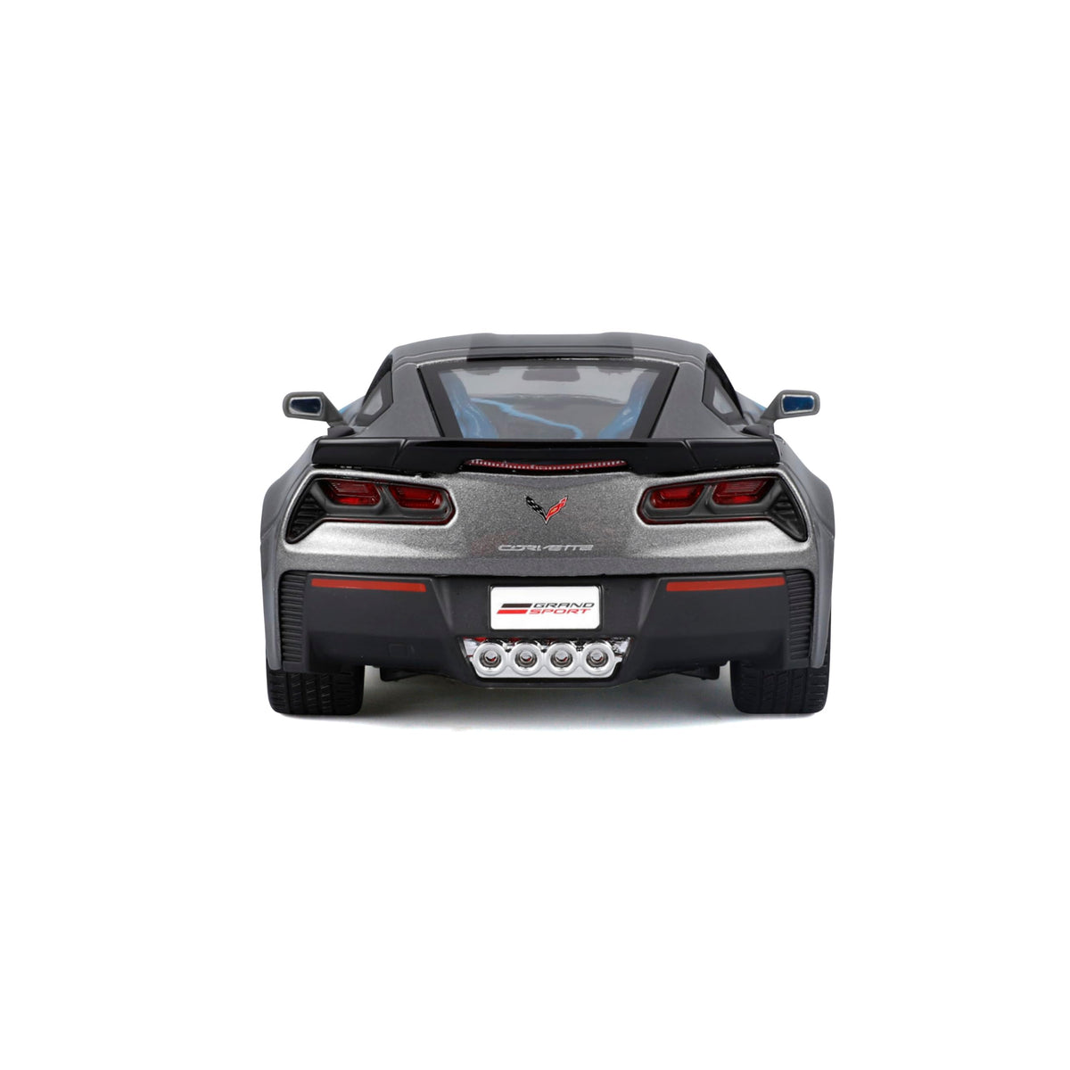 Side profile view of Maisto Corvette Grand Sport for shelf display