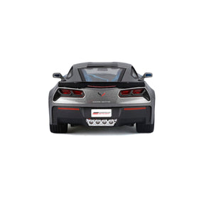 Side profile view of Maisto Corvette Grand Sport for shelf display