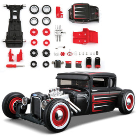 Maisto 1929 Ford Model A diecast kit with detailed assembly features for hobbyists.