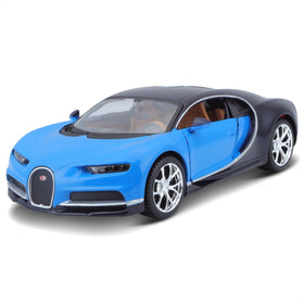 Maisto Bugatti Chiron 1:24 die-cast model with opening doors for dramatic display